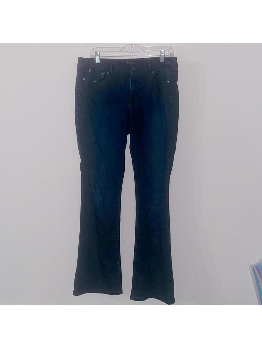 Metaphor Plus Side Dark Wash Denim Jeans Boot Cut Flare